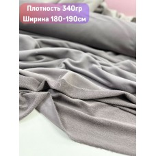 Футер 3-х нитка Серый петля диагональ велюр эффект 